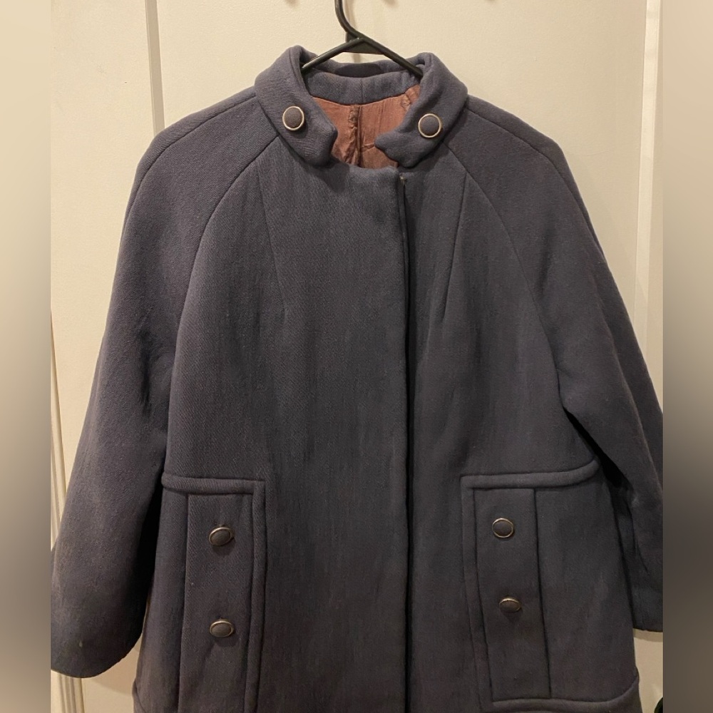 Vintage union made Women's navy Coat - Picture 2 of 16